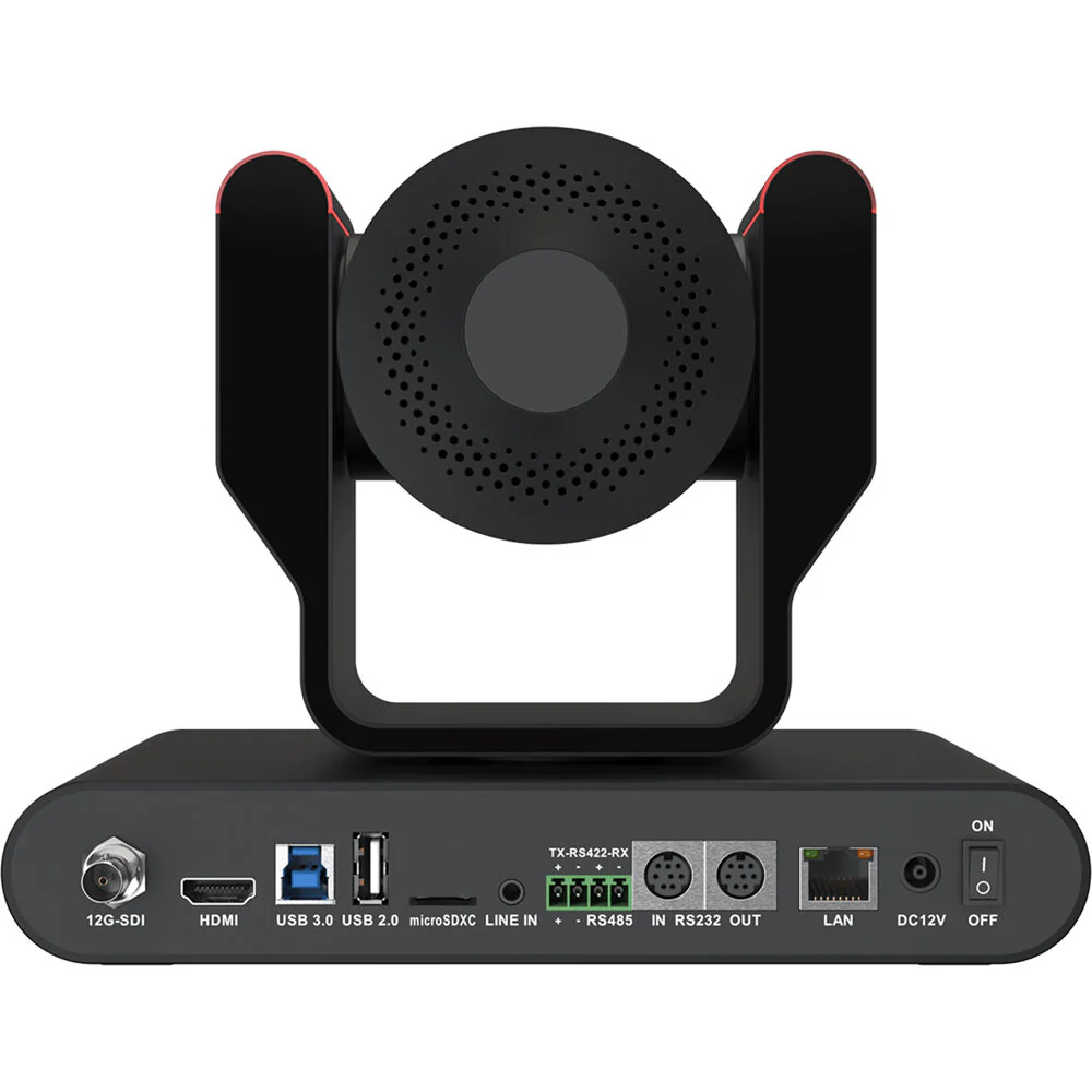 BZBGear Live Streaming 4K PTZ Camera with Tally Lights & 25x Optical Zoom (Black) - Image 5