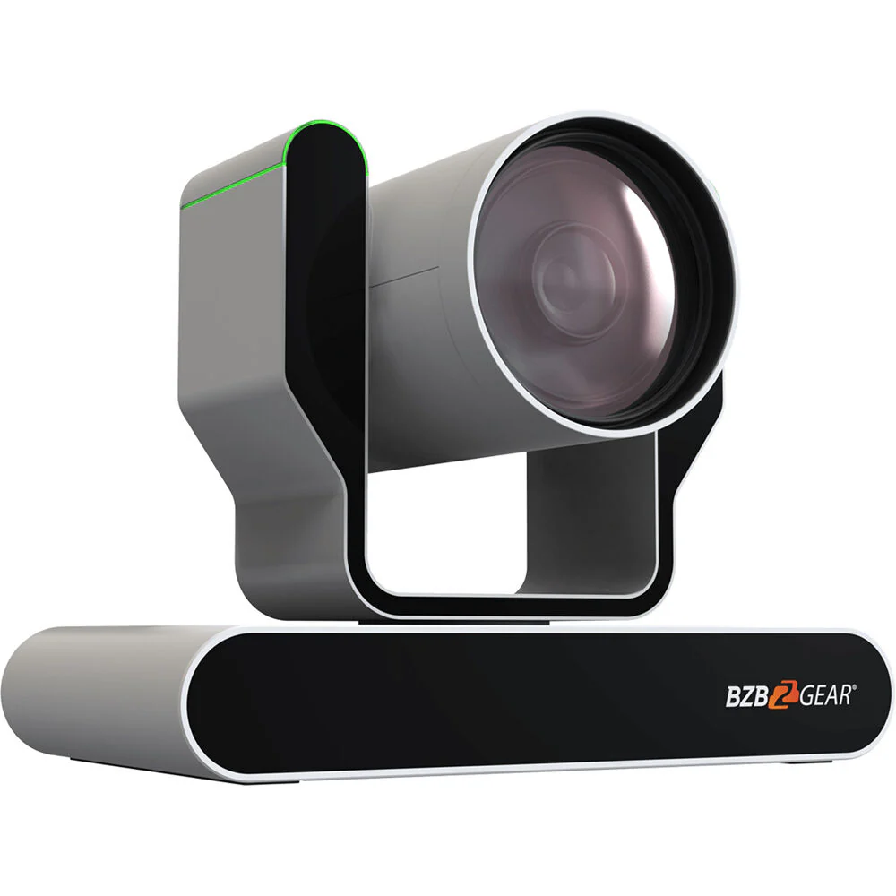BZBGear Live Streaming 4K PTZ Camera with Tally Lights & 25x Optical Zoom (White) - Image 2