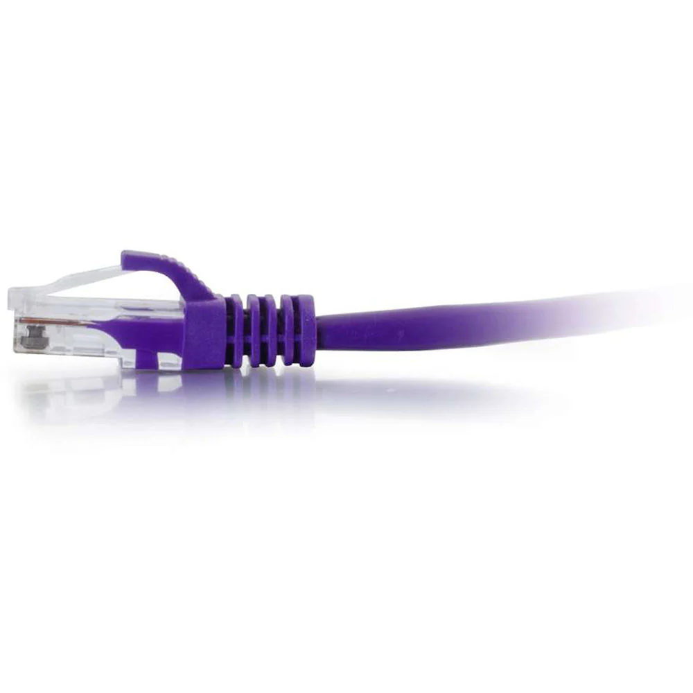 C2G RJ45 Male to RJ45 Male Cat 6 Snagless Patch Cable (20', Purple) - Image 4