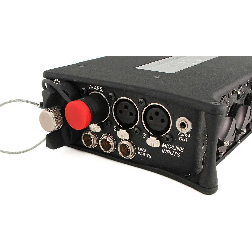 Cable Techniques 3.5mm TRS to Low-Profile XLR 3-Pin Male Cable for Sennheiser EK 2000 Receiver (24", Red Cap) - Image 3