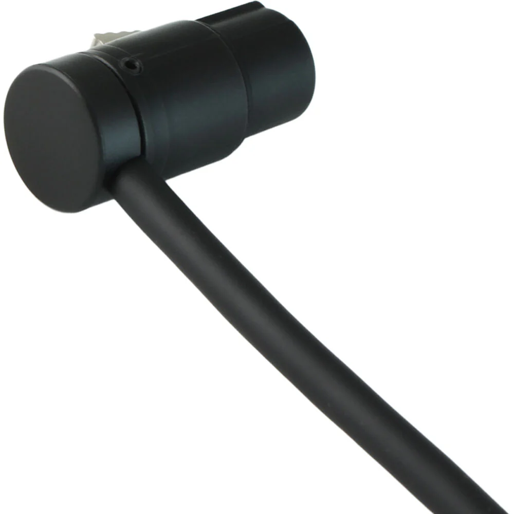 Cable Techniques Low-Profile Right-Angle XLR 3-Pin Female Connector (Large Outlet, B-Shell, Black Cap) - Image 5