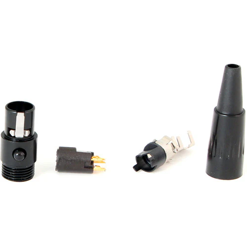 Cable Techniques TA4F 4-Pin Female Mini-XLR Connector (Black, Standard Outlet) - Image 3