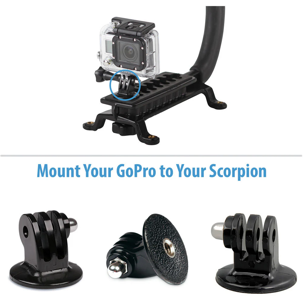 Cam Caddie GoPro Camera to 1/4"-20 Tripod/Monopod/Scorpion Post Adapter - Image 5