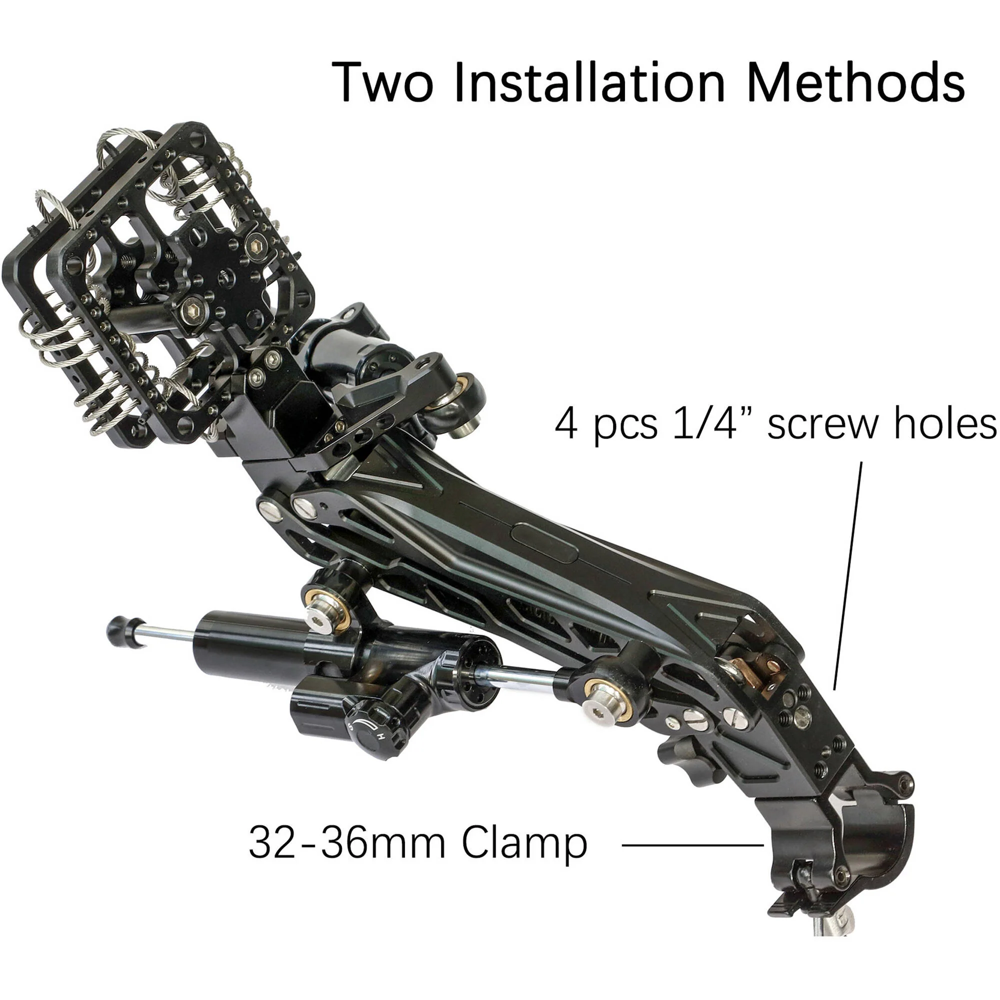 CAME-TV GS11 Camera Stabilizer Arm with Suction Mount Kit (2 to 22 lb Load) - Image 4
