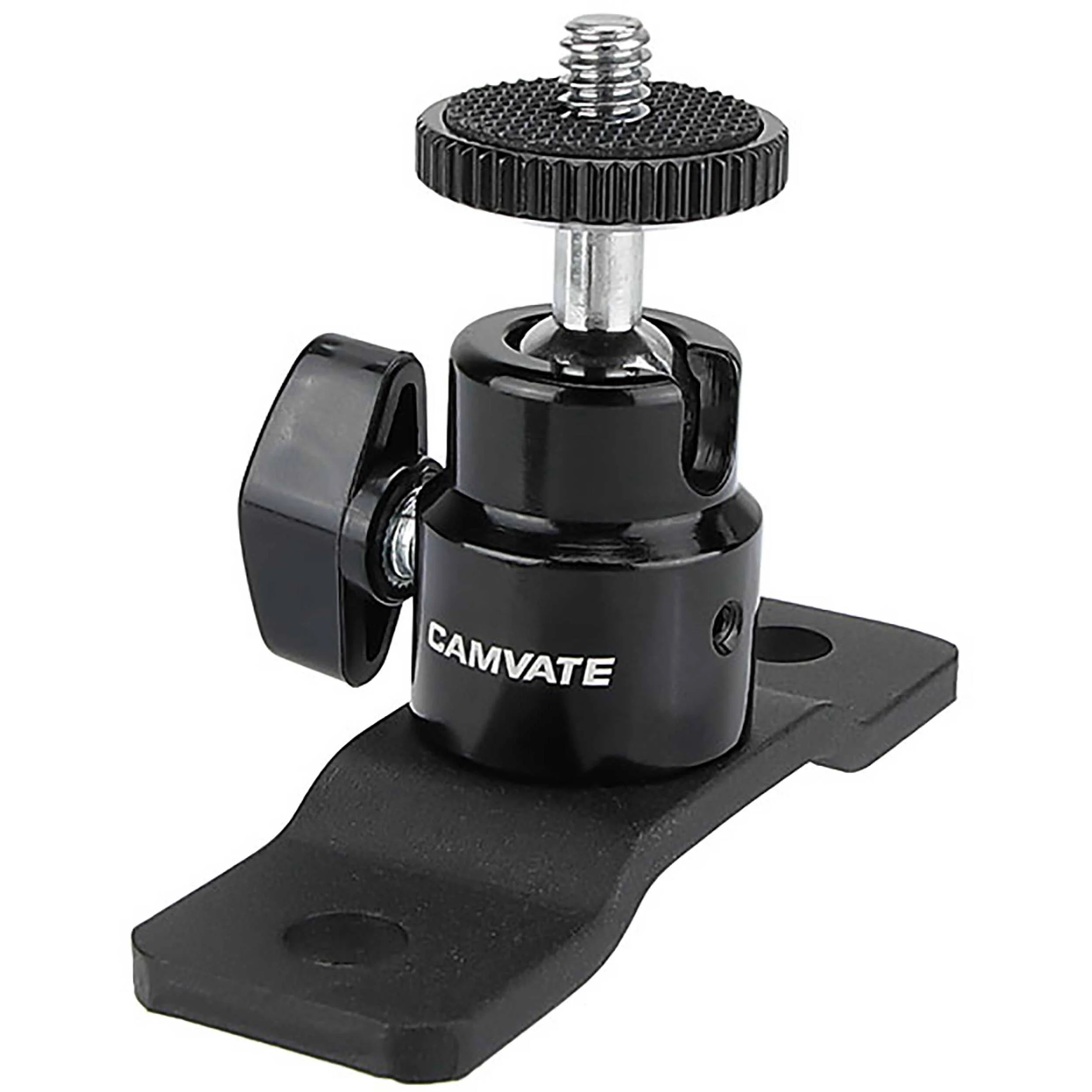 CAMVATE 1/4"-20 Ball Head with Bottom Pedestal Mount for Monitor/Surveillance System Support - Image 6