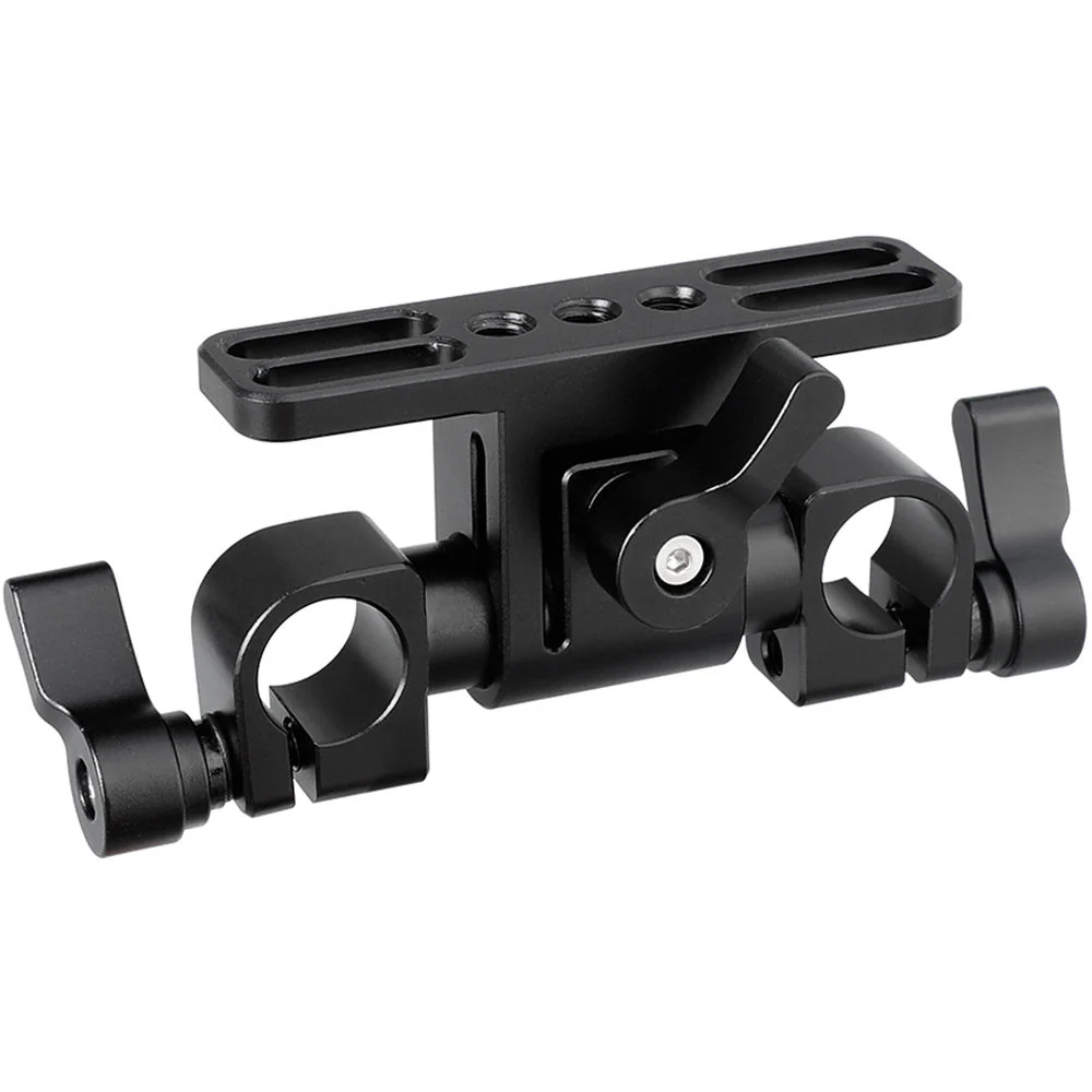 CAMVATE Adjustable 15mm Dual-Rod Clamp with 360 Swivel Rod Adapter - Image 3