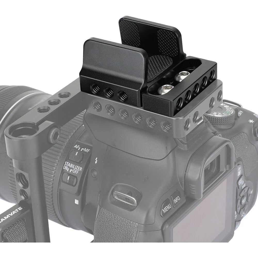 CAMVATE Adjustable SSD Hard Drive Clamp with Cold Shoe Adapter for Blackmagic Micro Converter - Image 7