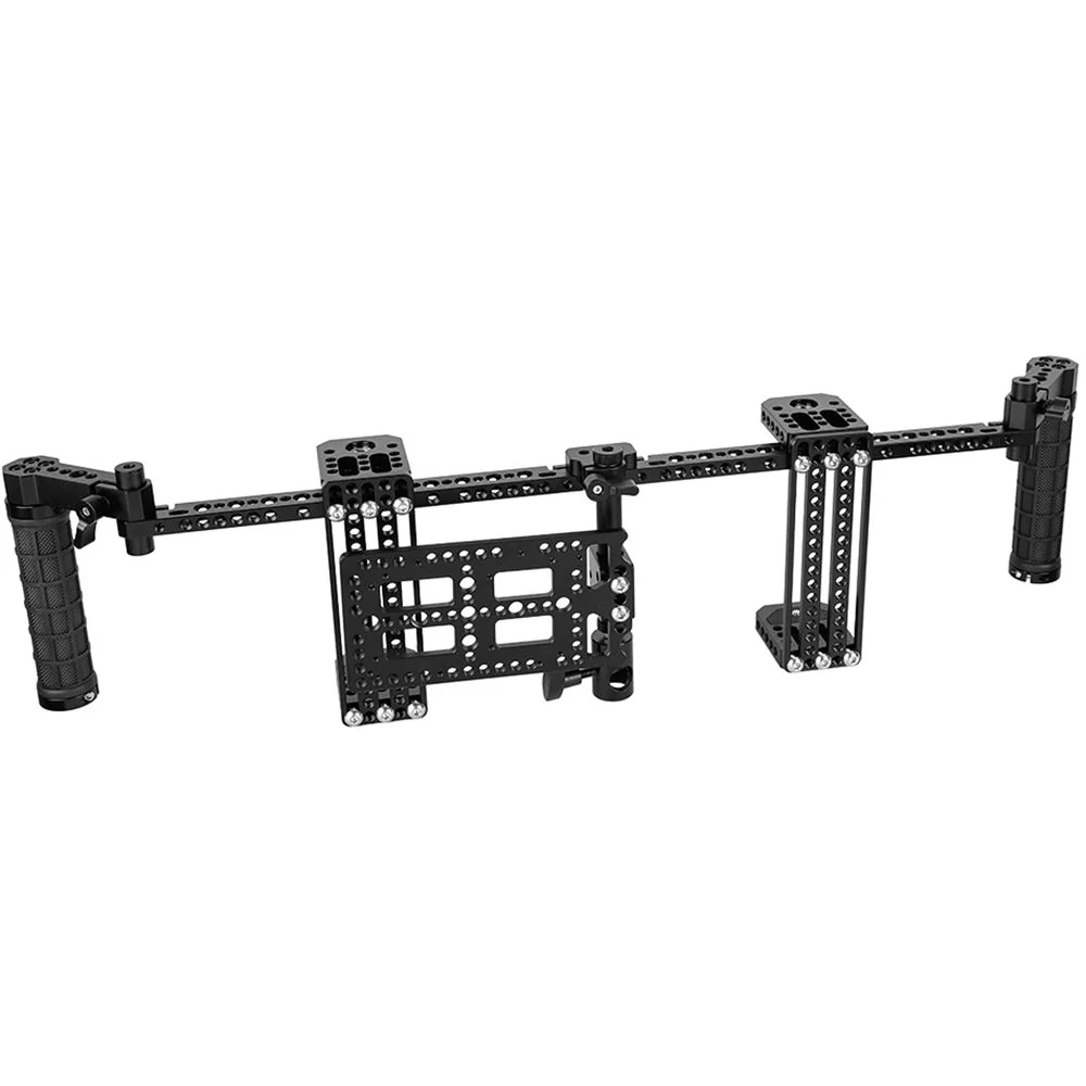 CAMVATE Dual 7" Director's Monitor Cage with Rubber Grips - Image 3