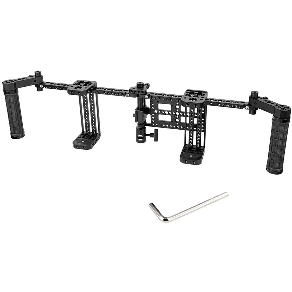 CAMVATE Dual 7" Director's Monitor Cage with Rubber Grips - Image 4