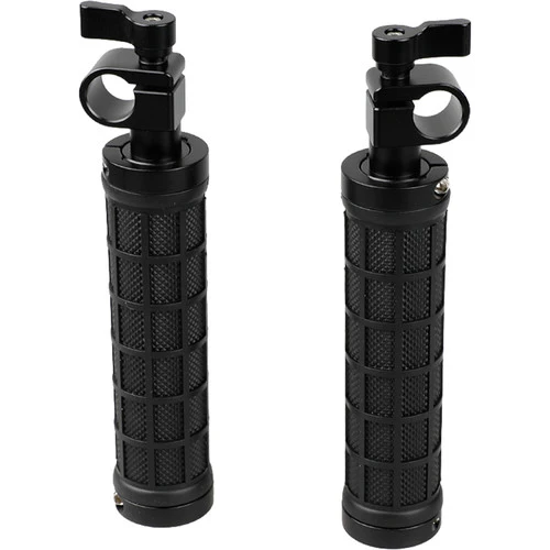CAMVATE Handgrips with 15mm Rod Clamps (Set of 2, Black) - Image 2