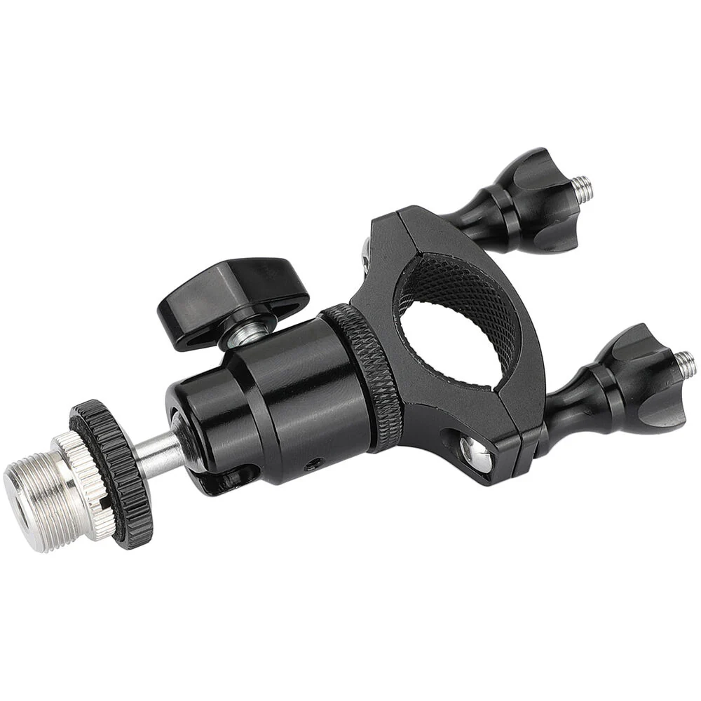 CAMVATE Rod Clamp Mount Holder with Adjustable Ball Head & 5/8" Mounting Screw - Image 4
