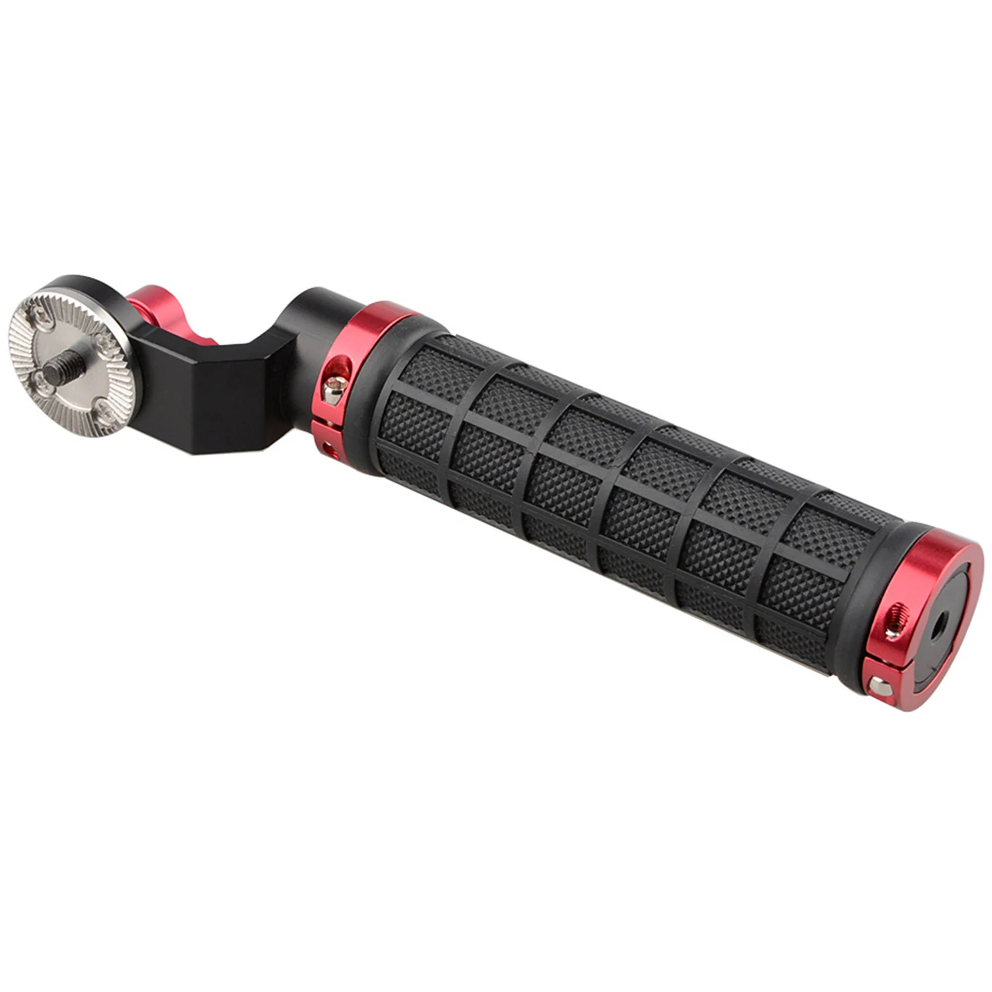CAMVATE Rubber Handgrip with ARRI-Style Rosette (2-Pack, Red) - Image 5
