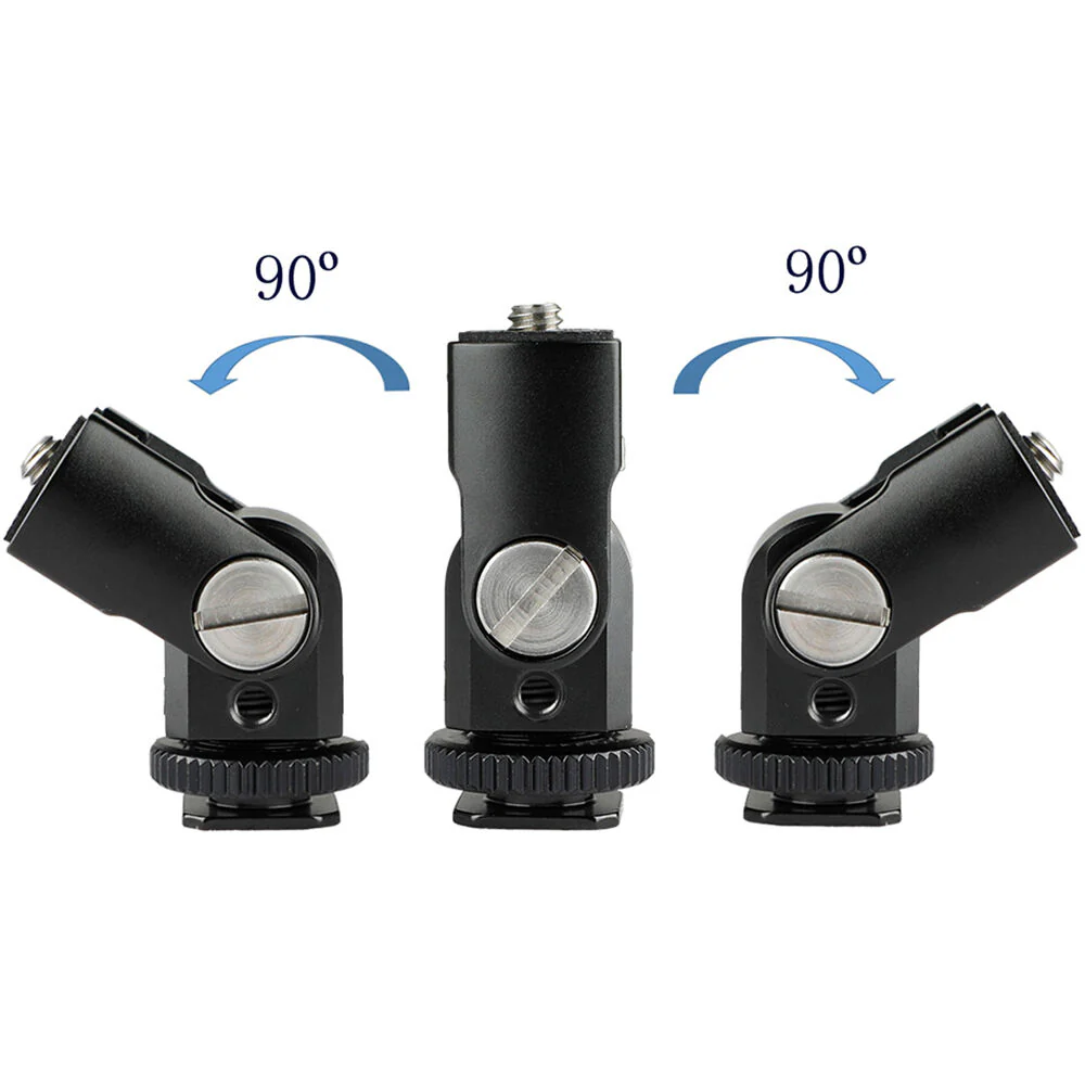 CAMVATE Tilting Shoe Adapter Support with 1/4"-20 Screw for Monitor/Light - Image 5