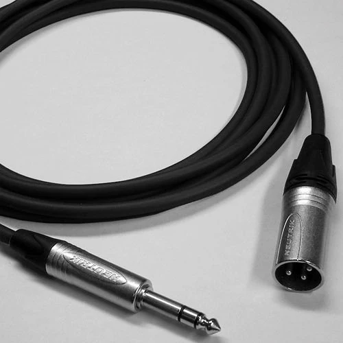 Canare Star Quad 3-Pin XLR Male to 1/4 TRS Male Cable (Black, 100') - Image 2