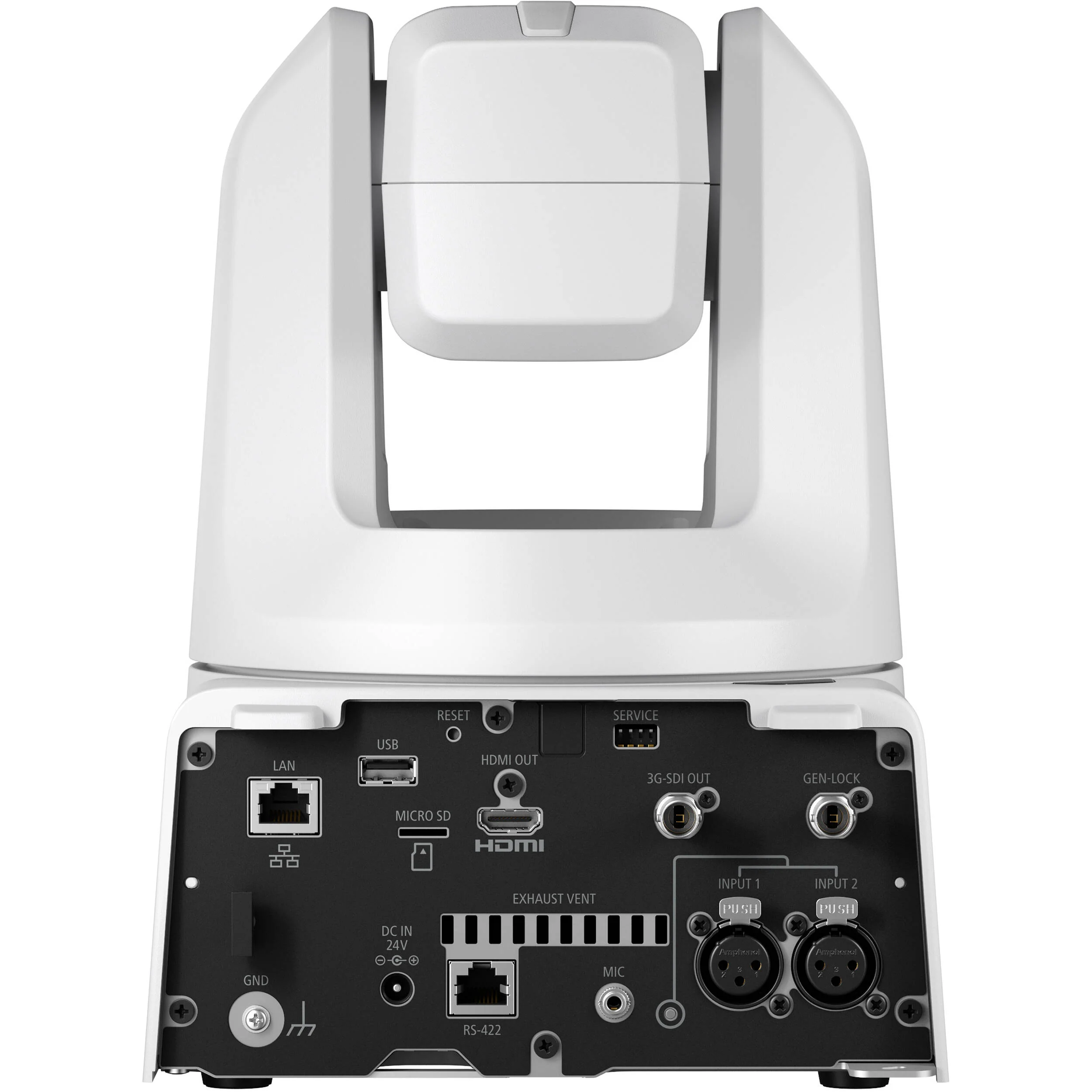 Canon CR-N500 Professional 4K NDI PTZ Camera with 15x Zoom (Titanium White) - Image 4