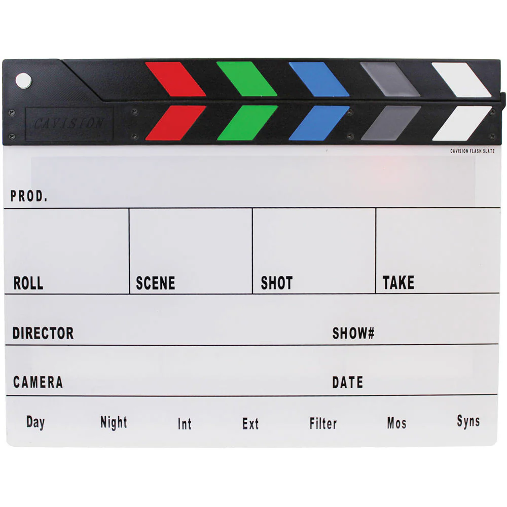 Cavision Next-Generation Slate with LED Light and Color Clap Sticks - Image 3