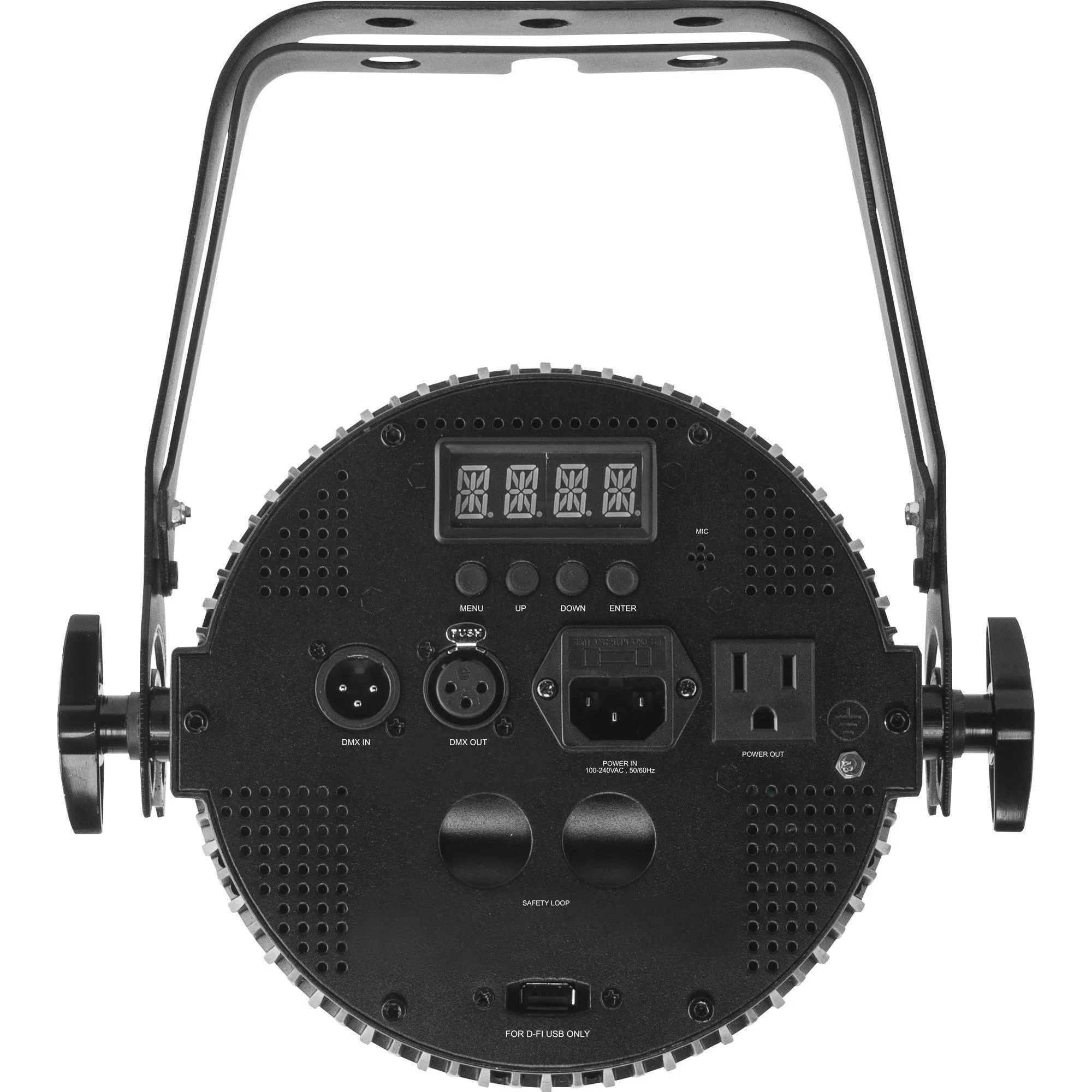 CHAUVET DJ SlimPAR Pro H USB Low-Profile RGBAW+UV LED PAR (Black, 4-Pack) - Image 5