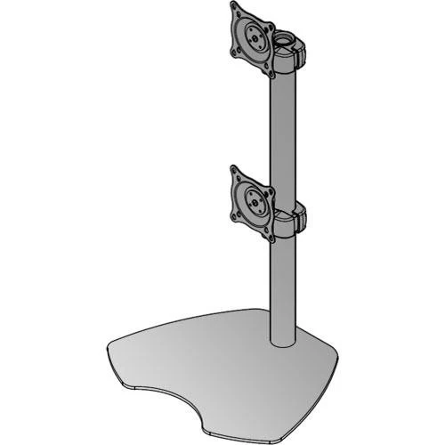 Chief KTP230B Dual Vertical Monitor Table Stand (Black) - Image 2