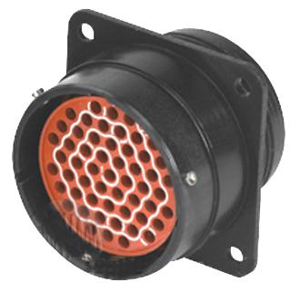 Cinch Connectivity Solutions BACC45FN24-61P6H BACC45FN24-61P6H Circular Connector BACC45 Wall Mount Receptacle 61 Contacts Crimp Pin - Not Supplied