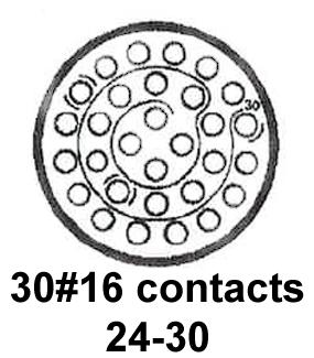 Cinch Connectivity Solutions BACC63BP24C30P6H BACC63BP24C30P6H Circular Connector BACC63 Straight Plug 30 Contacts Crimp Pin - Not Supplied - Image 2