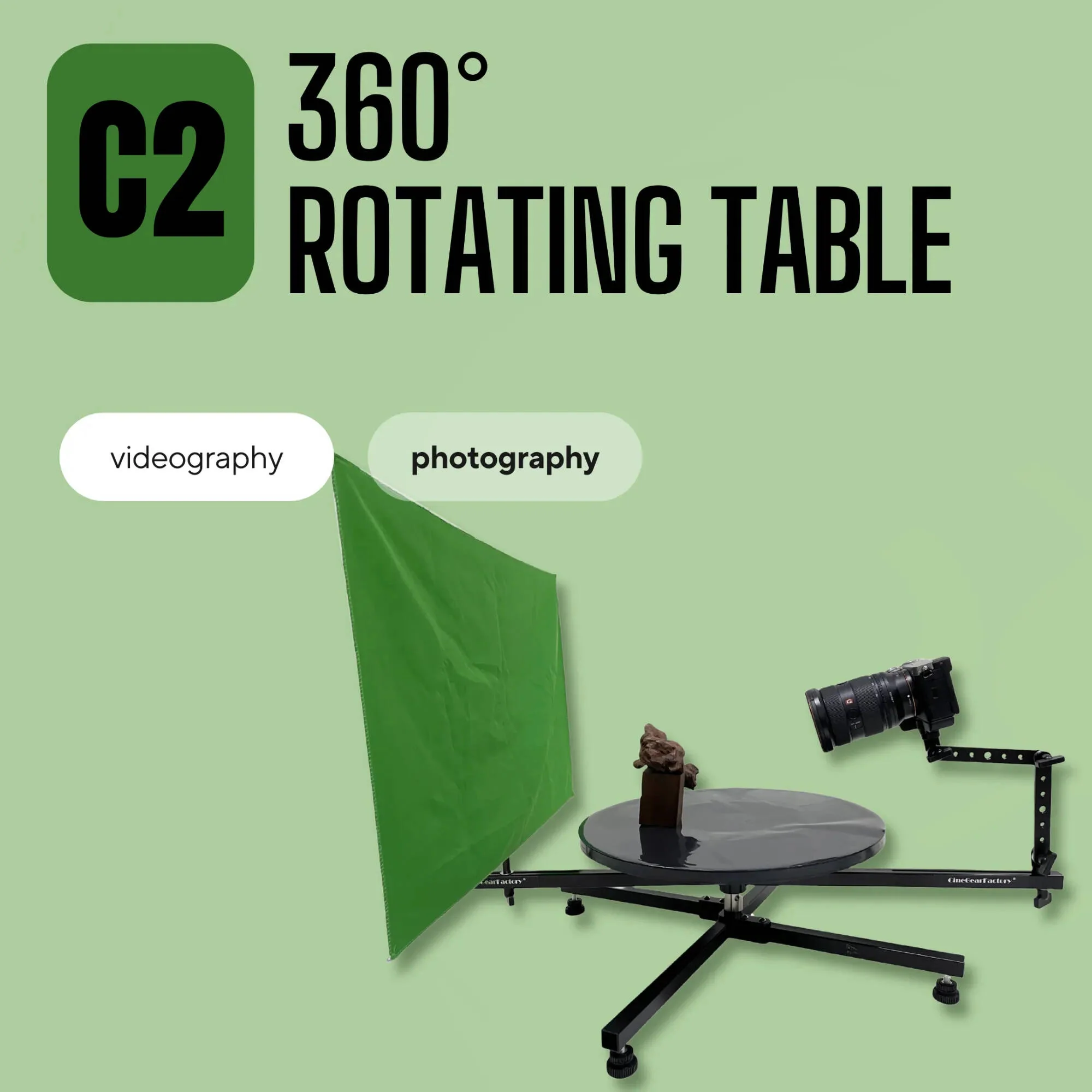 CineGearFactory C2 360&deg; Rotating Camera Platform - Image 2
