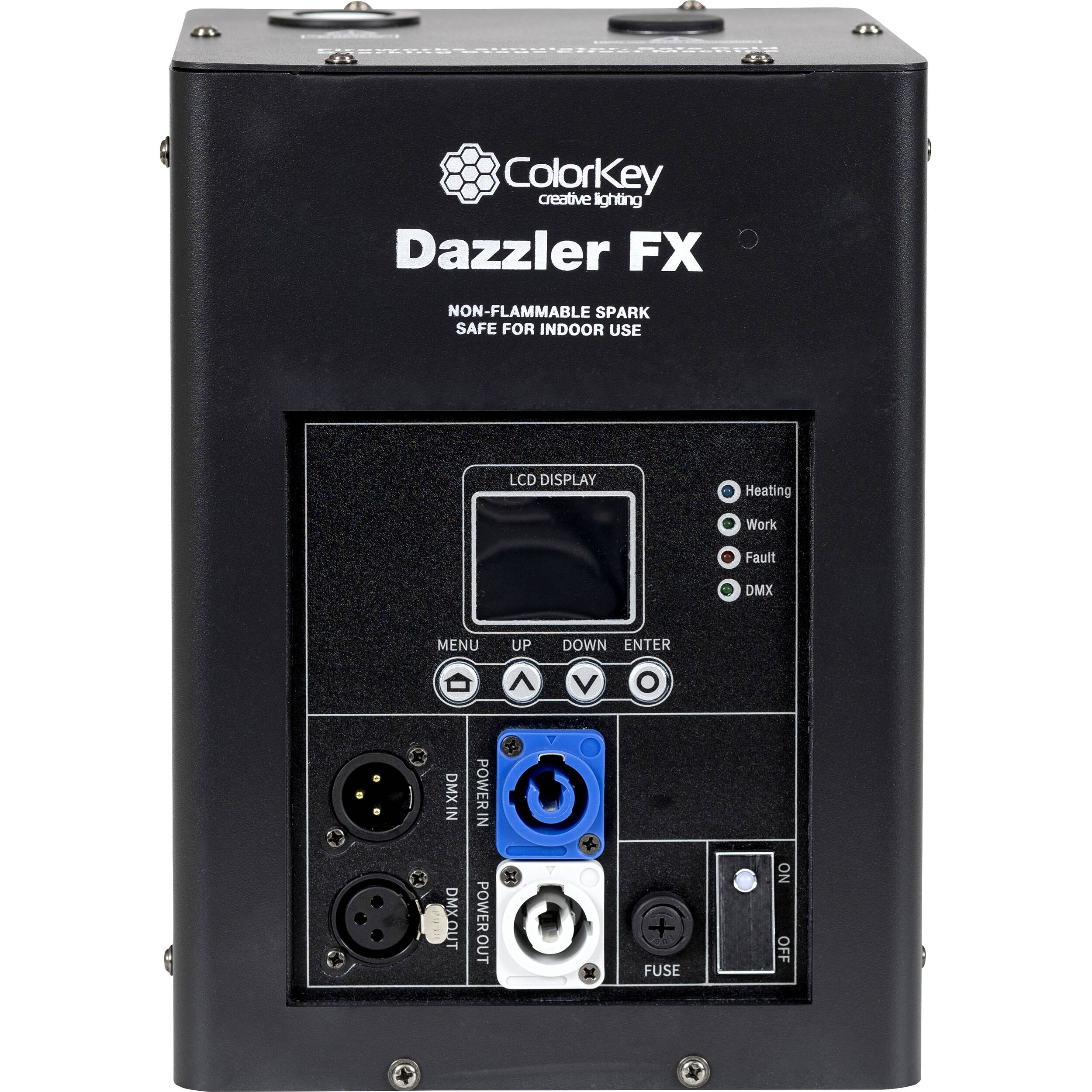 ColorKey Dazzler FX MK2 Cold Spark Machines with Road Case (Black, 2-Pack) - Image 4