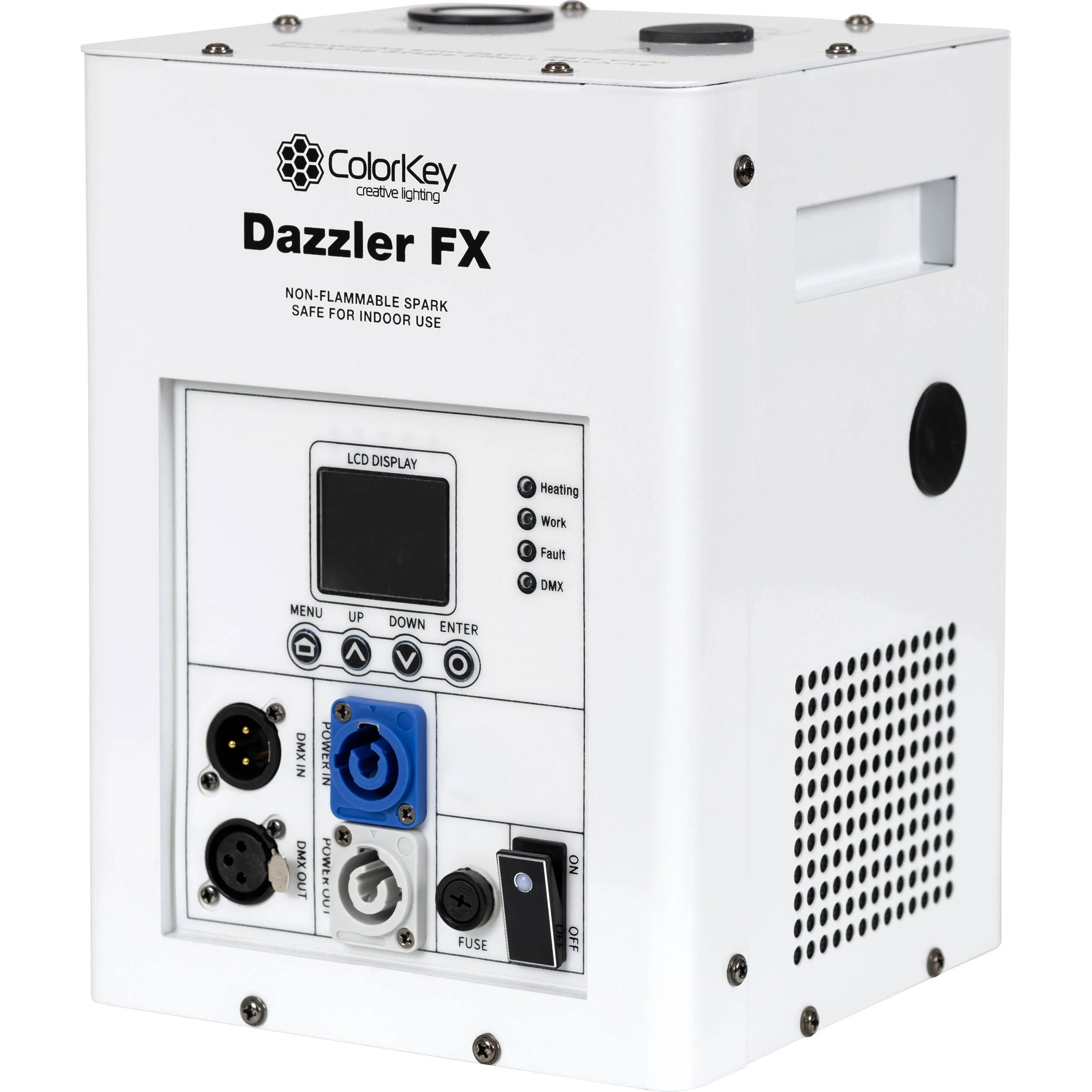 ColorKey Dazzler FX MK2 Cold Spark Machines with Road Case (White, 2-Pack) - Image 5