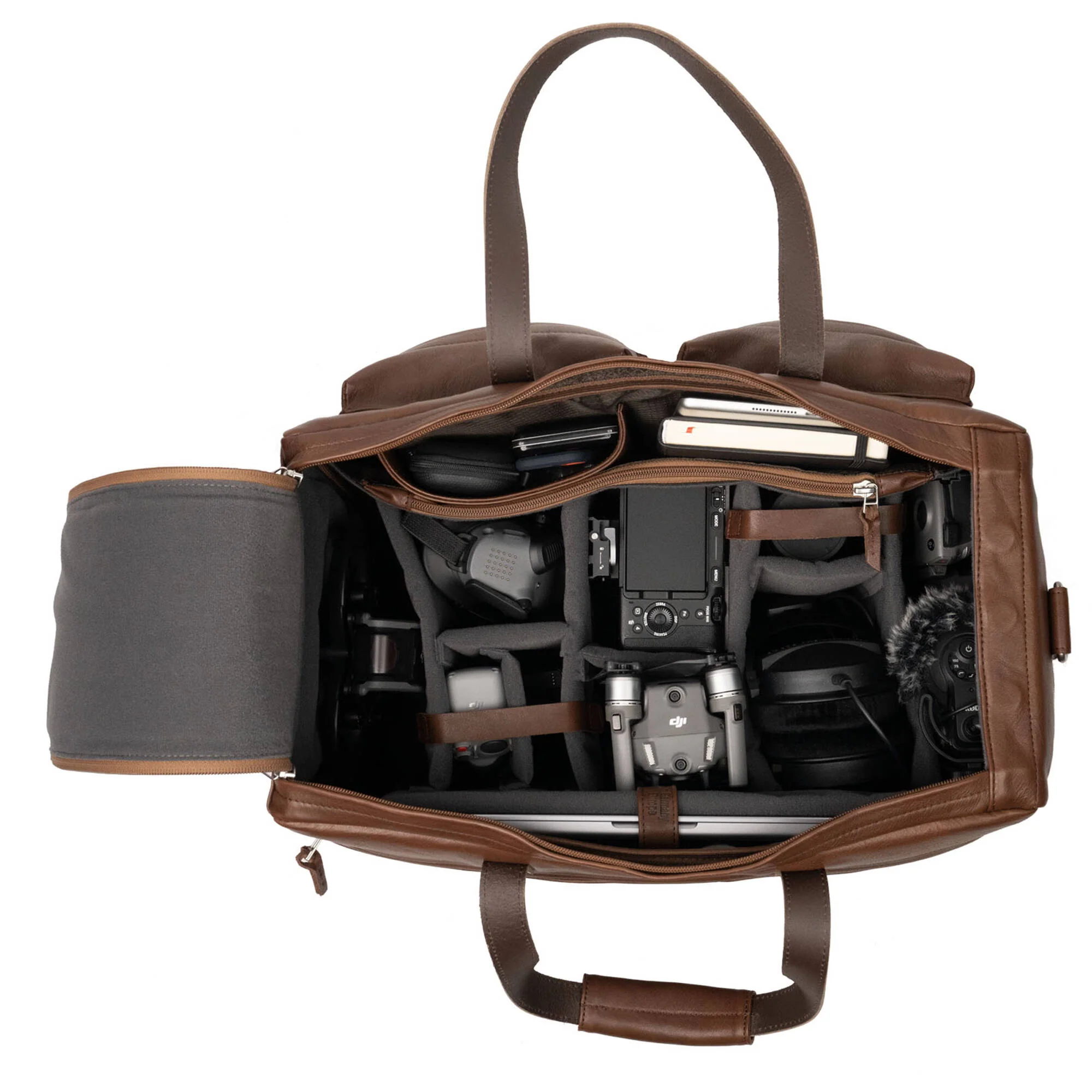 compagnon weekender Gen III Camera Bag (Dark Brown) - Image 4