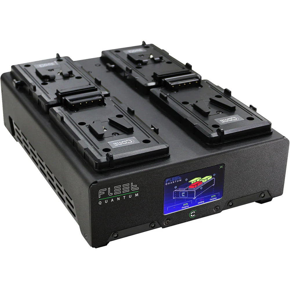 Core SWX FLEET Quantum 4-Position Charger with Touchscreen Color LCD (Gold Mount) - Image 7