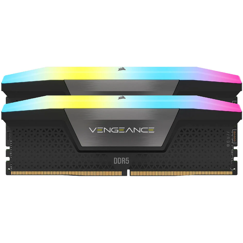 Corsair 32GB VENGEANCE RGB DDR5 7200MT/s DIMM Memory Kit (Black, 2 x 16GB) - Image 2