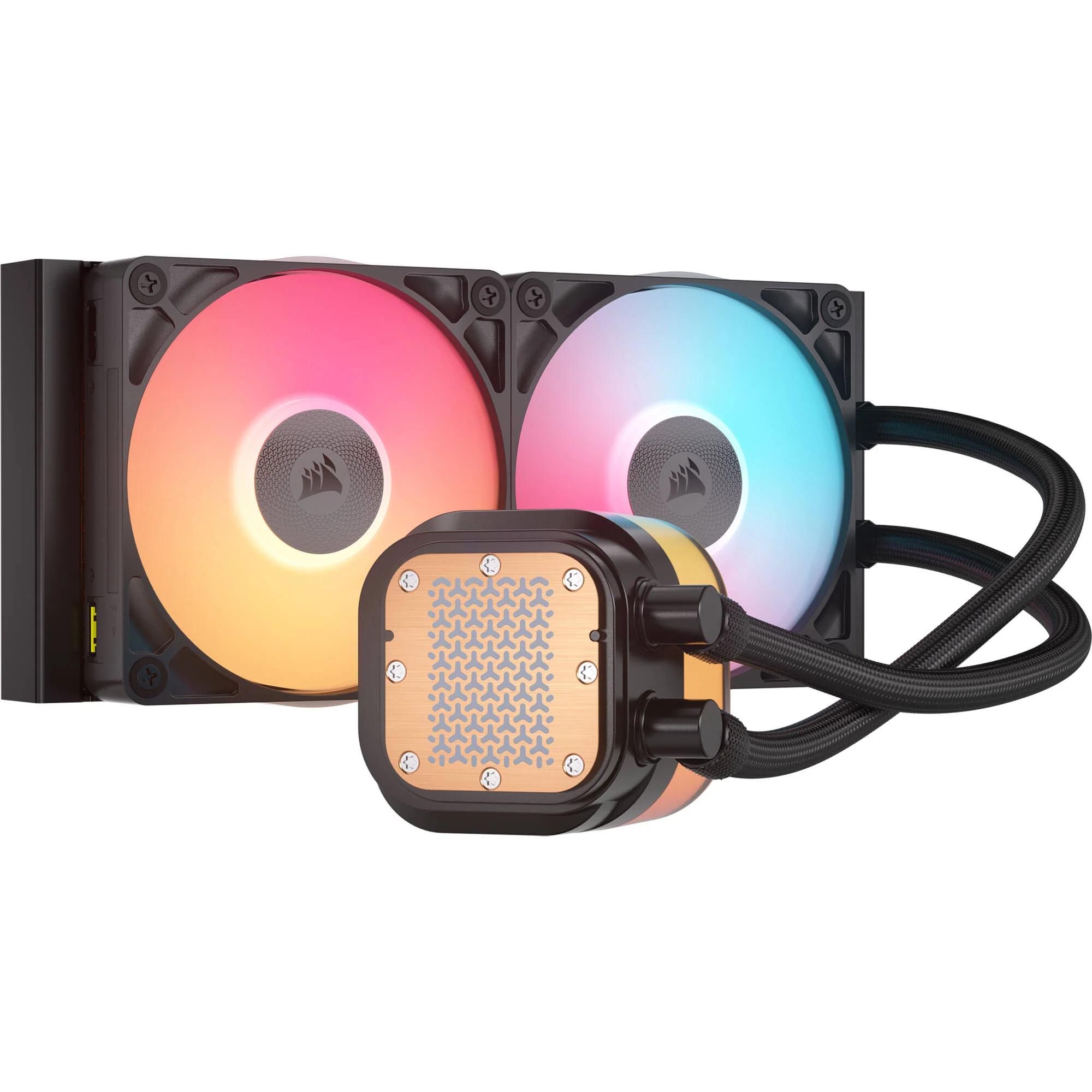 CORSAIR iCUE LINK TITAN RX LCD 240mm AIO Liquid CPU Cooler (Black) - Image 2