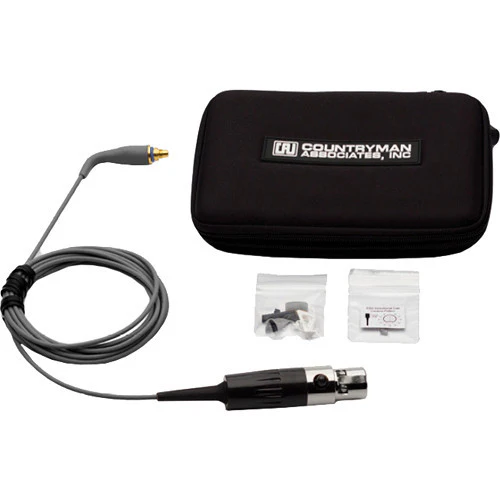 Countryman H6 Directional Microphone Headset with an SL Connector for Shure Wireless Transmitters (Blue Band, Black) - Image 3