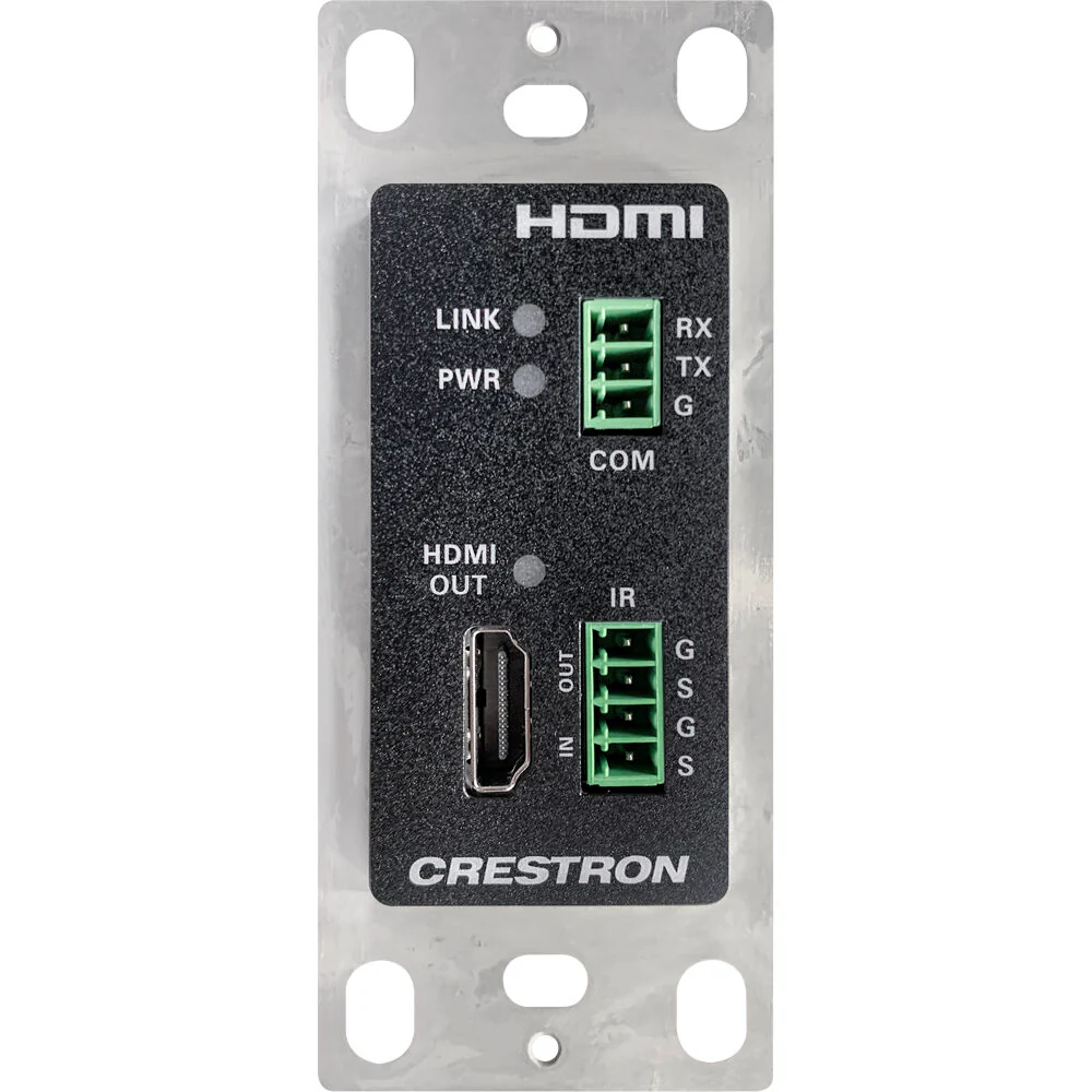 Crestron DM Essentials 4K60 Wall Plate Receiver for Signal Extension - Image 2