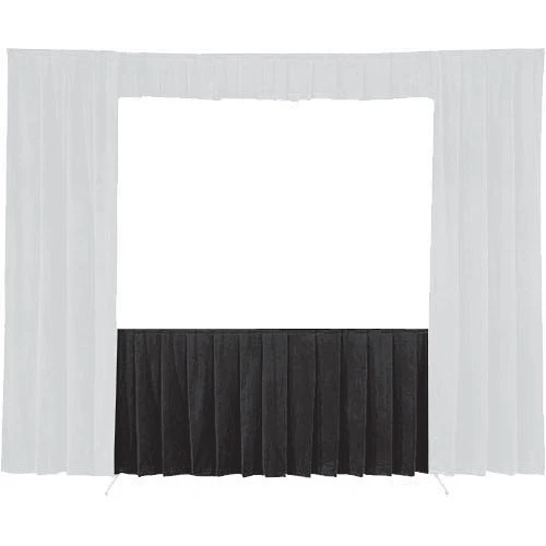 Da-Lite 36724 Skirt ONLY for the 56 x 96" Fast-Fold Deluxe Frame (Black)