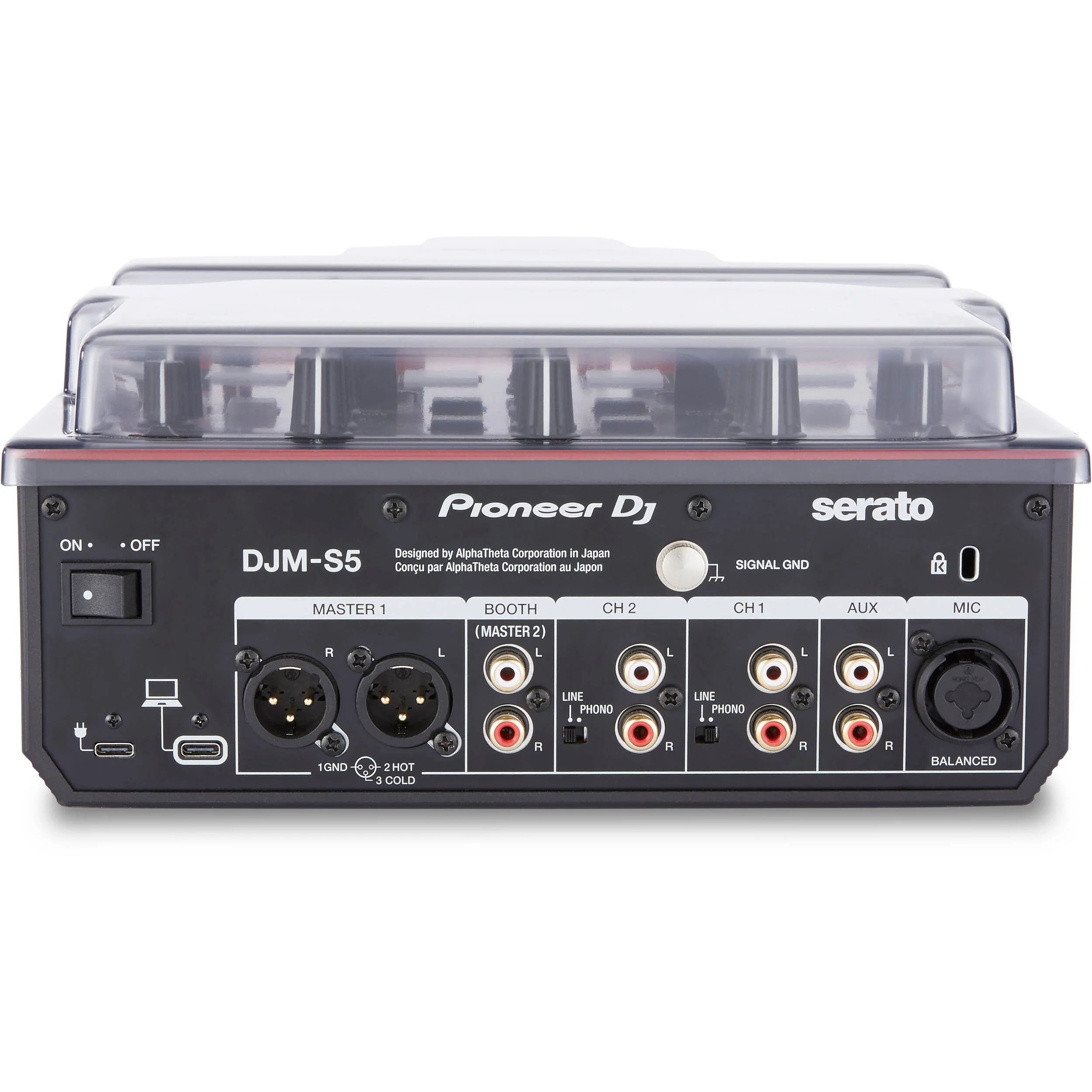 Decksaver DJM-S5 Cover for Pioneer DJ DJM-S5 Mixer - Image 4