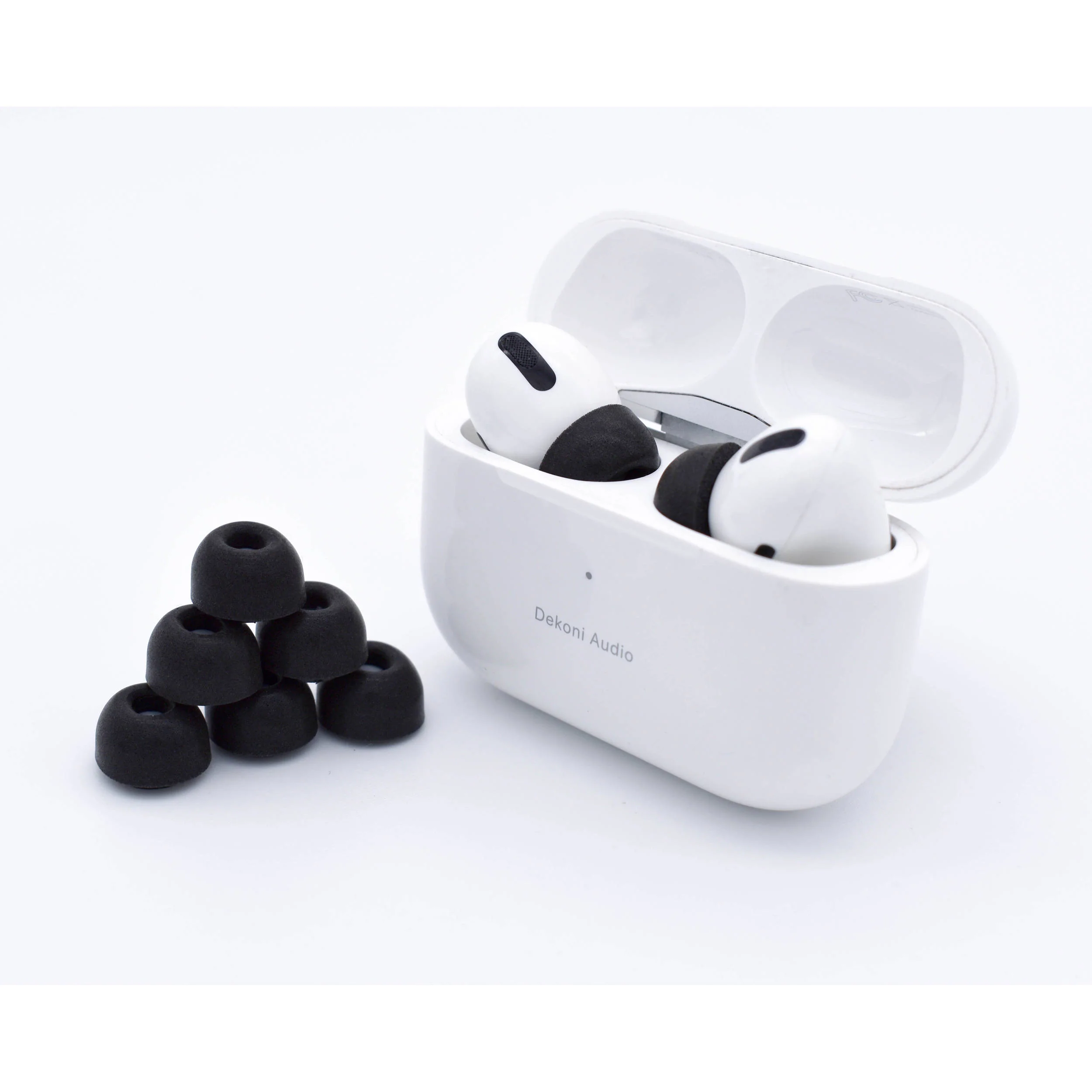 Dekoni Audio Bulletz Memory Foam Isolation Earphone Tips for Apple AirPods Pro (Large, Black, 3 Pairs) - Image 4