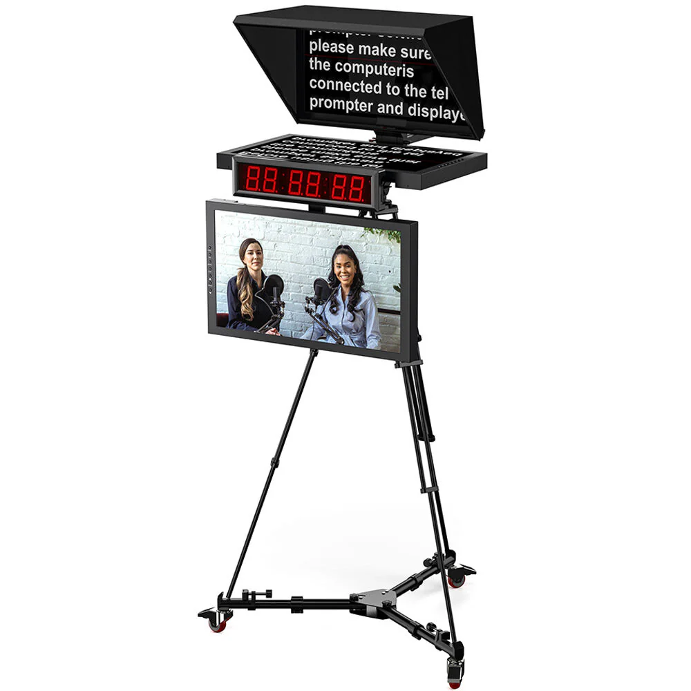 Desview DT24-M Dual-Screen HDMI/3G-SDI High-Bright Teleprompter (24") - Image 5
