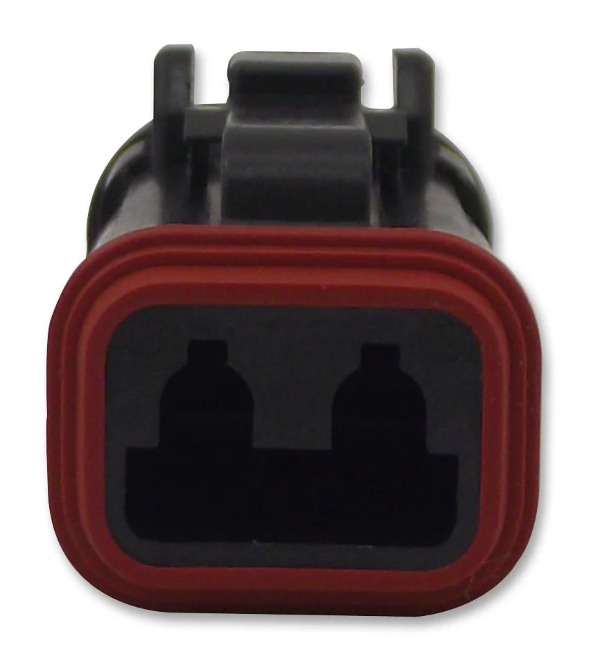 Deutsch - TE Connectivity DT062S-CE13 DT062S-CE13 Automotive Connector Housing Thin Wall Black DT Plug 2 Ways Series Socket Contacts - Image 3