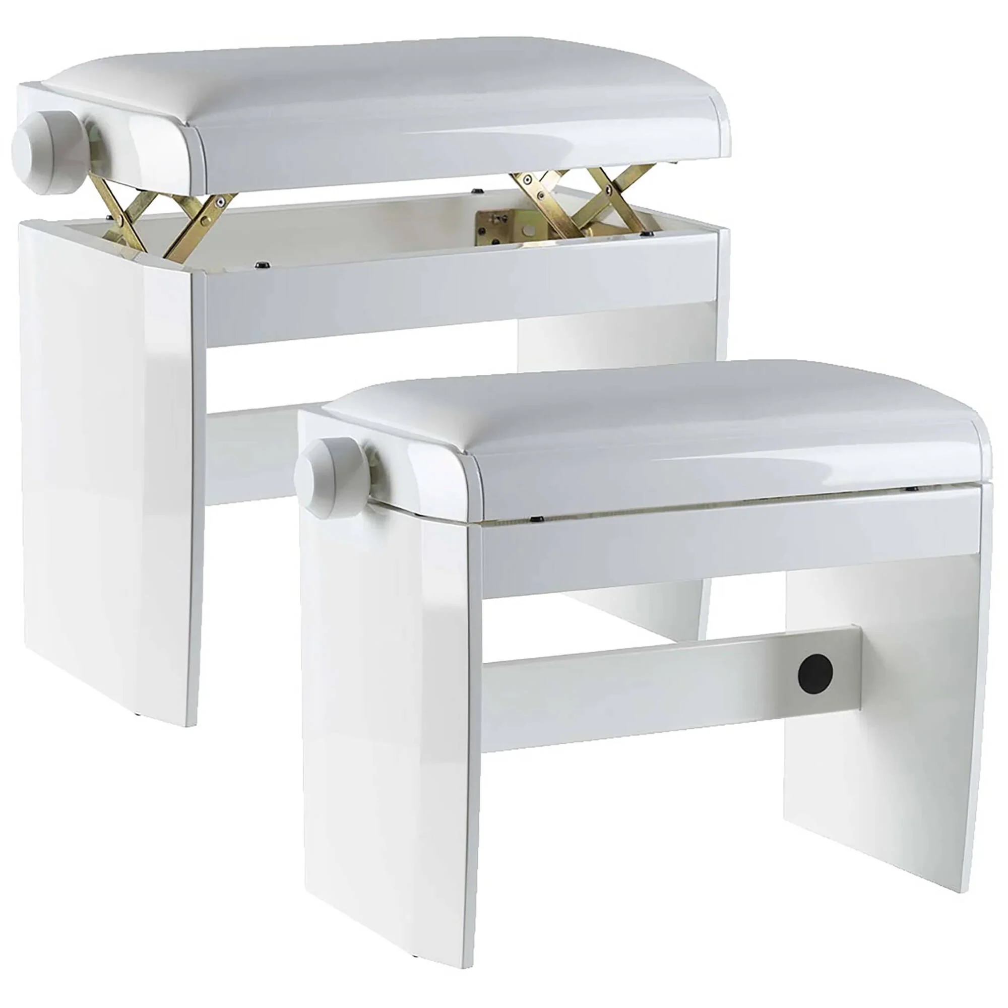 Dexibell Adjustable Piano Bench (Matte White)
