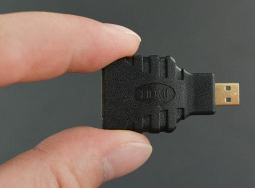 DFROBOT FIT0664 DVI to HDMI Audio / Video Adapter, Black, PVC, Micro HDMI Plug, HDMI Receptacle GTIN UPC EAN: 6959420920860 - Image 4