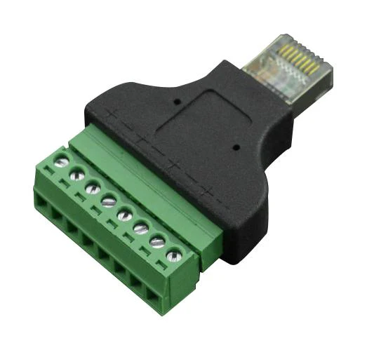 DFROBOT FIT0848 Connector Adapter, RJ45, 8 Ways, Plug, Terminal Block, 8 Ways GTIN UPC EAN: 6959420921553