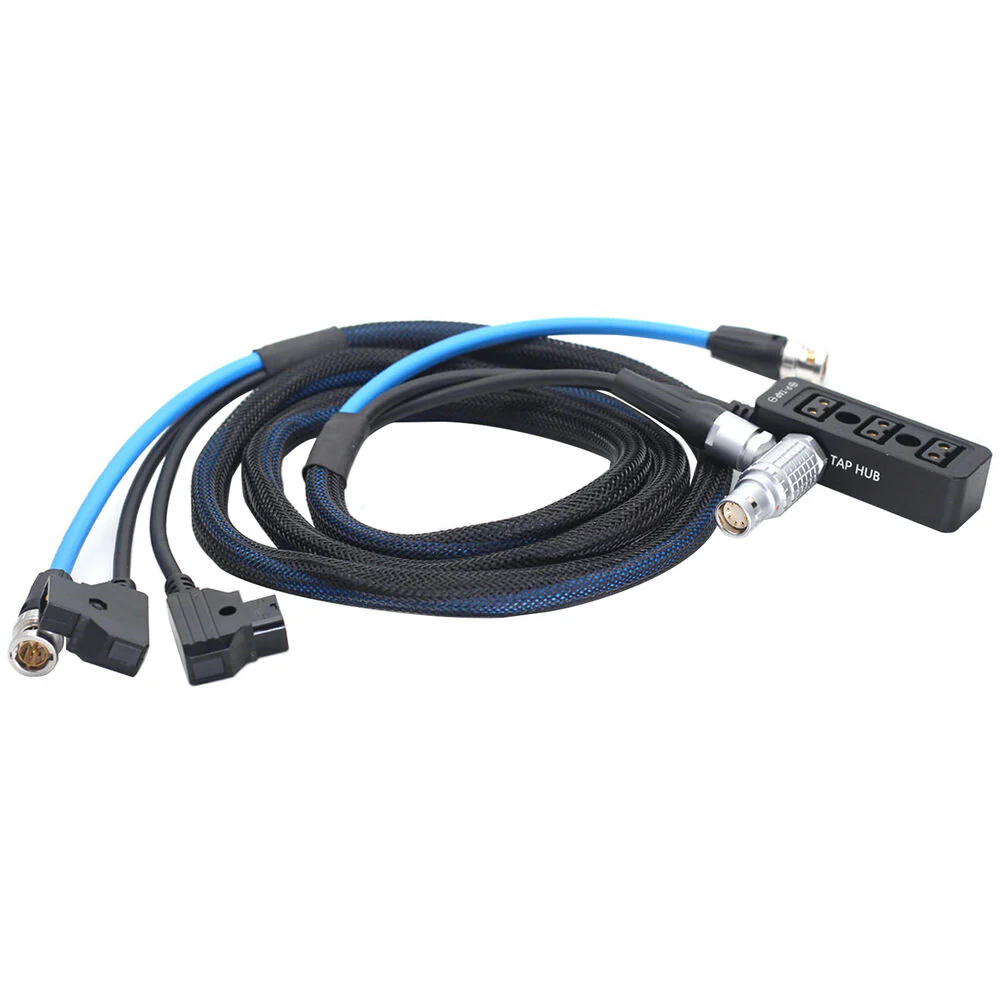 DigitalFoto Solution Limited D-Tap to 8-Pin LEMO with Canare 12G-SDI Cable & D-Tap Splitter (6.5') - Image 3