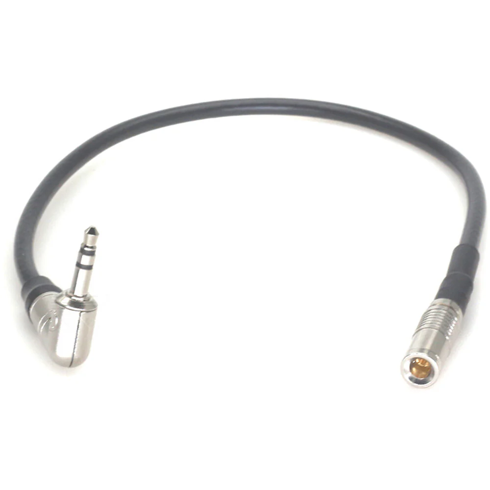 DigitalFoto Solution Limited DIN 1.0/2.3 to 3.5mm Right-Angle Timecode Cable for Canon R5 C/DIN Cameras (11.8") - Image 2