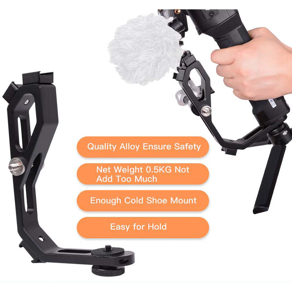 DigitalFoto Solution Limited L-Bracket for Gimbals Including Ronin S and Crane Series - Image 3