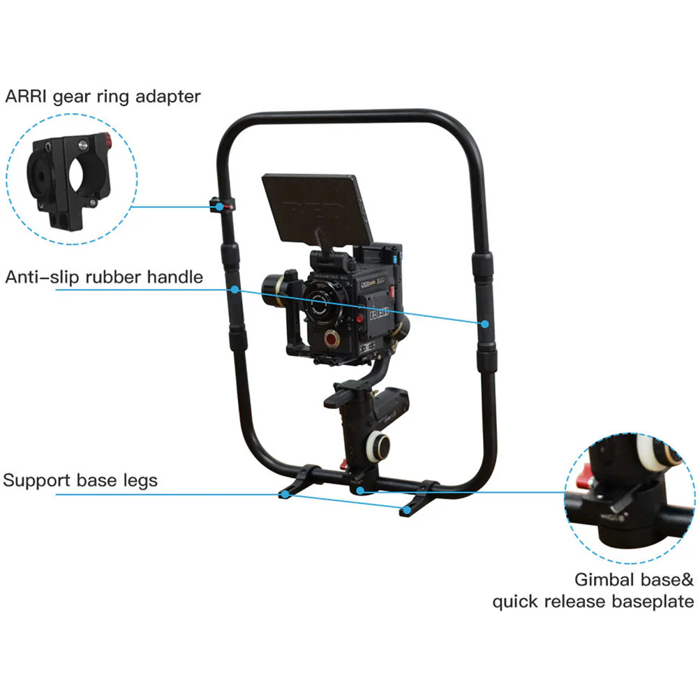 DigitalFoto Solution Limited MAGIC RING I Handheld Gimbal Ring with ARRI-Style Rosette Adapter for Zhiyun CRANE 3S - Image 3