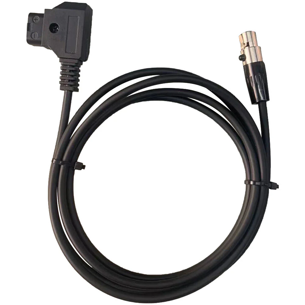 DigitalFoto Solution Limited Straight D-Tap to 4-Pin Mini-XLR Power Cable for TVLogic Monitors (4.9') - Image 2