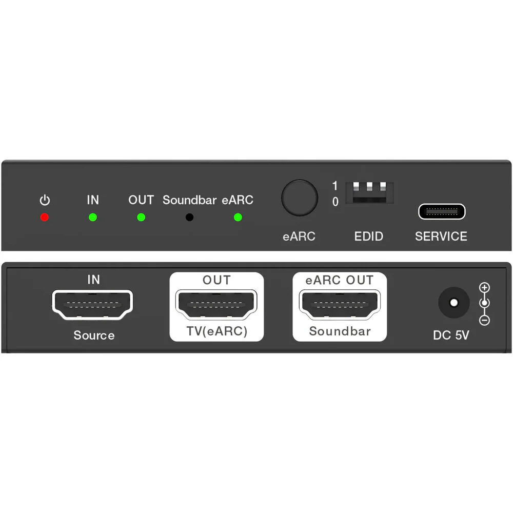 DVDO 8K HDMI 2.1 Audio Extractor with eARC for Soundbars - Image 2