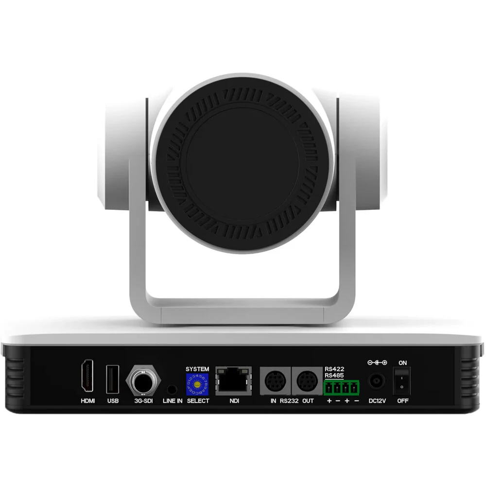DVDO C5-1 4K HDMI/IP/3G-SDI/USB PTZ Camera with 25x Optical Zoom & AI Auto Tracking (White) - Image 3