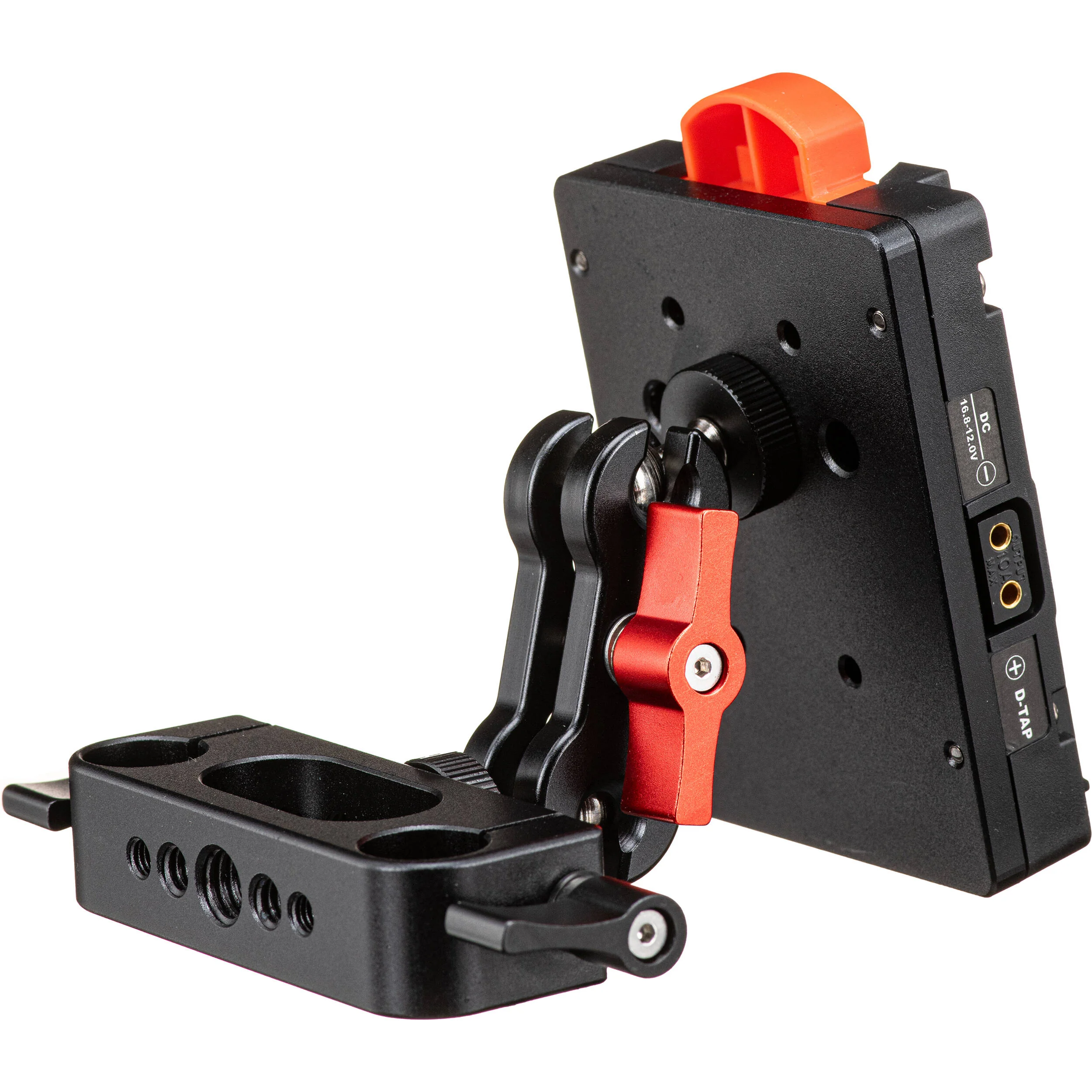 Dynacore Tiny Series V-Mount Battery Plate with 15mm Rod Swivel Mount - Image 6