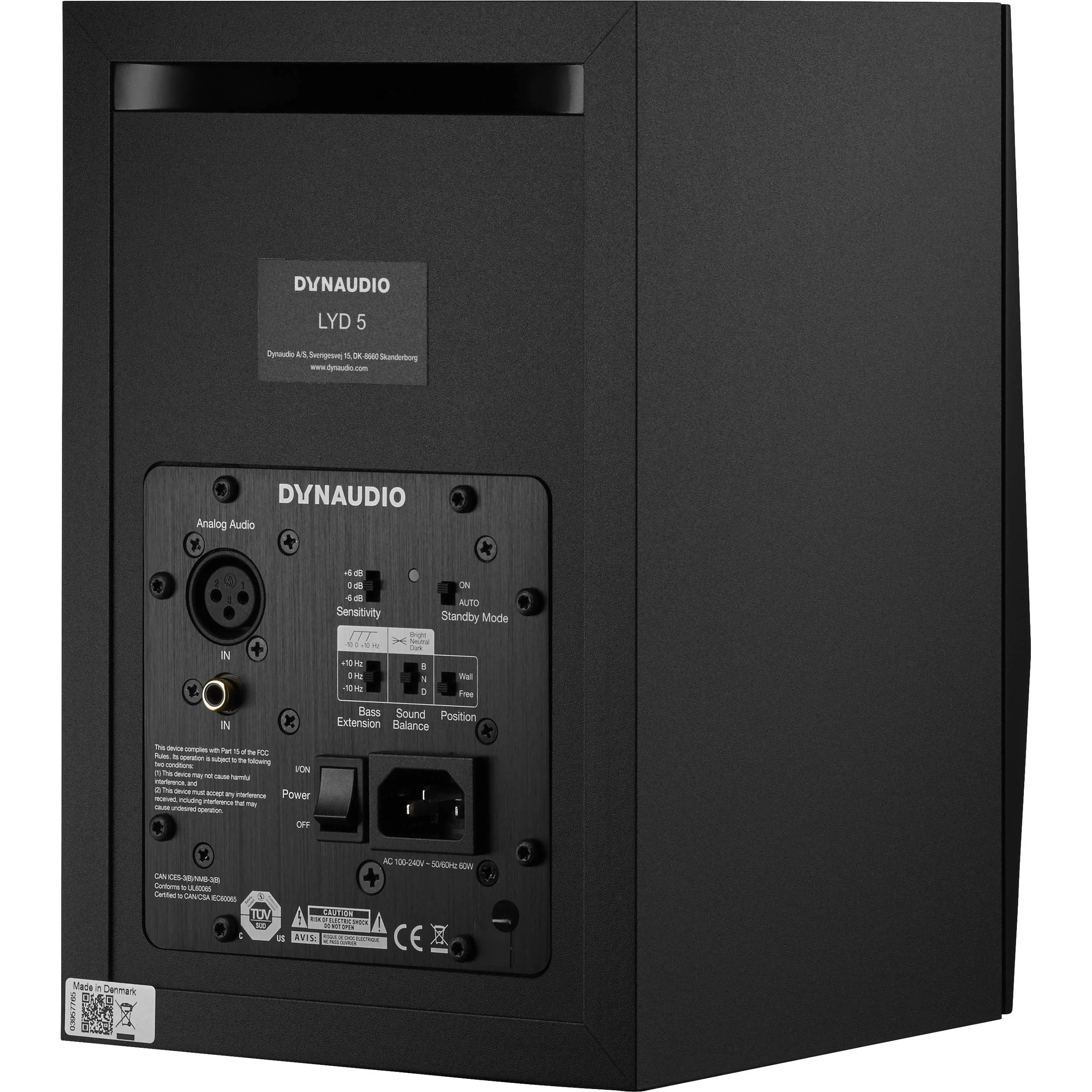 Dynaudio Acoustics LYD 5 Nearfield 5" Speaker Monitor (Single, Black) - Image 5